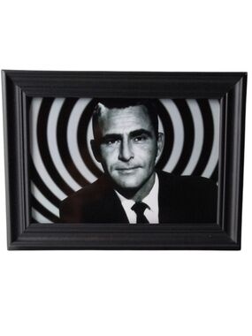 The Twilight Zone Rod Sterling Vintage Tv Gothic horror 60s classic framed art